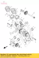 4WM116330000, Yamaha, axe, piston yamaha  bt mt xt xv xvs 1100 1200 1600 1670 1999 2000 2001 2002 2003 2004 2005 2006 2007 2008 2009 2010 2011 2012 2014 2015 2017 2019 2020 2021, Nouveau