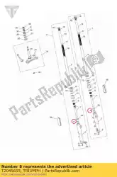 Tutaj możesz zamówić blokada oleju od Triumph , z numerem części T2045655: