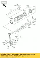 490471103, Kawasaki, rod-shift zx1200-a1 kawasaki zx 1200 2000 2001 2002 2003 2004 2005 2006, Novo