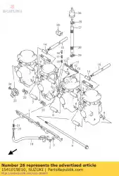 Ici, vous pouvez commander le crépine, carburant auprès de Suzuki , avec le numéro de pièce 1541019E10: