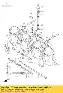 suzuki 1541019E10 zeef, brandstof - Onderkant