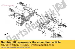 Aquí puede pedir titular, l paso de Honda , con el número de pieza 50700ML4000: