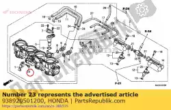 Aquí puede pedir arandela de tornillo, 5x12 de Honda , con el número de pieza 938920501200: