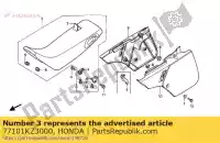 77101KZ3000, Honda, skórzana komp., morska honda cr  r crm mk i cr125r cr250r 250 125 , Nowy