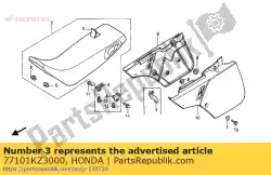 Aquí puede pedir cuero comp., mar de Honda , con el número de pieza 77101KZ3000: