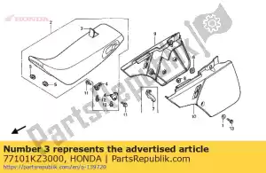 Honda 77101KZ3000 cuero comp., mar - Lado inferior