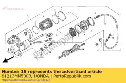 Ici, vous pouvez commander le ? Illet, trou de selle auprès de Honda , avec le numéro de pièce 81213MN5000: