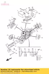 Qui puoi ordinare morsetto da Yamaha , con numero parte 904642580300: