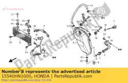 Aqui você pode pedir o guia, mangueira de óleo em Honda , com o número da peça 15540HN1000: