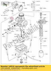 Aquí puede pedir émbolo, motor de arranque de Kawasaki , con el número de pieza 160160008: