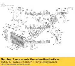 Tutaj możesz zamówić zbiornik wyrównawczy od Piaggio Group , z numerem części 851871: