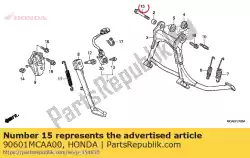 Aquí puede pedir perno, brida, 10x60 (rosca izquierda) de Honda , con el número de pieza 90601MCAA00: