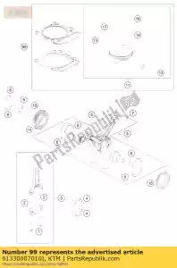 ktm 61330007010I zestaw t?oka gr. i 1290 sd - Dół