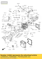 Aquí puede pedir cabeza-comp-cilindro de Kawasaki , con el número de pieza 11008Y007: