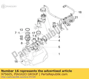 Piaggio Group 975605 tappo di riempimento - Il fondo