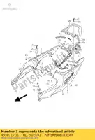 4550117G11YHL, Suzuki, cover comp, stoel suzuki sv  su sa u a s ua sua sv650nsnasa 650 , Nieuw