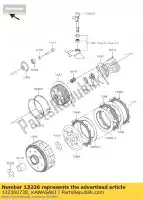 132360738, Kawasaki, palanca-comp bx250aef kawasaki ninja z 250 2015, Nuevo