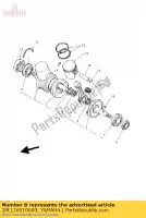 29L116510000, Yamaha, haste, conectando yamaha lc 4ce2 spain 214ce-352s1 rd yfz 350 1985 1986 1988 1991 2000 2001 2002 2003 2004 2005 2006 2007 2008 2009 2011, Novo