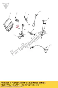 triumph T1290975 capteur de pression d'air - La partie au fond