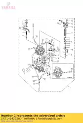 Here you can order the jet, pilot (# 25) from Yamaha, with part number 1NT141422500: