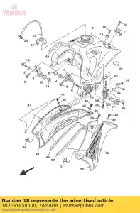 yamaha 1B2F41450000 amortyzator, boczna os?ona - Dół