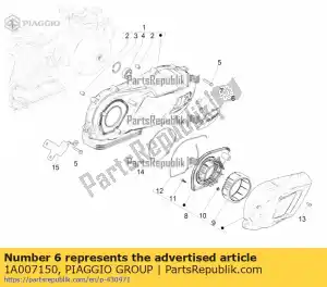 Piaggio Group 1A007150 coperchio della trasmissione - Il fondo