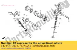 Aqui você pode pedir o parafuso, ajuste do taco em Honda , com o número da peça 14744PT0004: