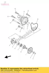 Ici, vous pouvez commander le couvercle, boîtier auprès de Yamaha , avec le numéro de pièce 5NL124222000: