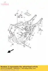 Tutaj możesz zamówić zosta?, silnik 2 od Yamaha , z numerem części 2UJ213150000: