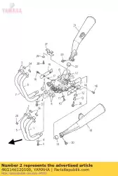 Aqui você pode pedir o porca, anel em Yamaha , com o número da peça 4KG146120100: