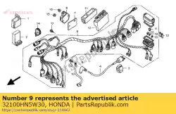 Ici, vous pouvez commander le fil de harnais auprès de Honda , avec le numéro de pièce 32100HN5W30: