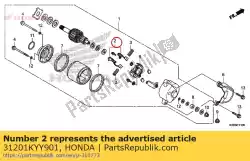 Aquí puede pedir cepillo terminalset de Honda , con el número de pieza 31201KYY901: