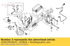 Honda 32401MFAD01 kabel, akumulator rozruchowy - Dół
