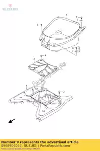 suzuki 0968906055 máquina de lavar - Lado inferior