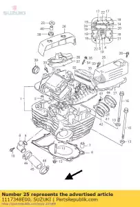 suzuki 1117348E00 geen beschrijving beschikbaar - Onderkant