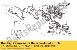 Ici, vous pouvez commander le socket comp. Auprès de Honda , avec le numéro de pièce 37105MCB611: