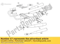 GU29123450, Piaggio Group, braçadeira de mangueira moto-guzzi california california iii carburatori california iii carburatori carenato california iii iniezione v 650 1000 1100 1986 1987 1988 1990 1994, Novo