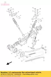 Ici, vous pouvez commander le arbre à cames 1 auprès de Yamaha , avec le numéro de pièce 1P3E21700100: