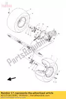 4D3253810000, Yamaha, Eje, rueda yamaha yfm 250 2008 2009 2010 2011 2012 2013, Nuevo