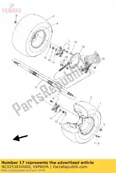 Qui puoi ordinare asse, ruota da Yamaha , con numero parte 4D3253810000: