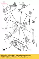 3MB855400100, Yamaha, c.d.i. unità assy yamaha dt tdr dte dtre 125, Nuovo