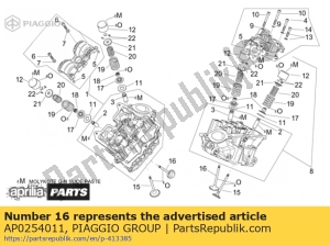 aprilia AP0254011 inlaatklep 36 mm - Linkerkant