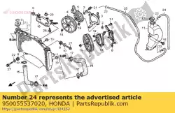 Aqui você pode pedir o tubo, 5,3x370 (950055500120m) em Honda , com o número da peça 950055537020: