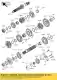 Gear,output low,29t ksf450b8f Kawasaki 132620357