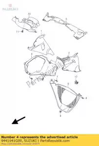 suzuki 9441941G00 capa, capuz do corpo - Lado inferior