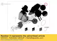 655547, Piaggio Group, Etiqueta 