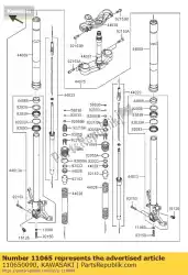 Qui puoi ordinare berretto da Kawasaki , con numero parte 110650090: