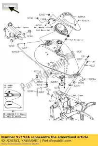 kawasaki 921920303 buis, brandstoftankklep vn900b6f - Onderkant