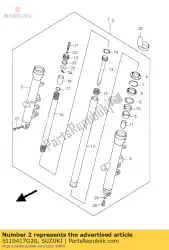 Here you can order the damper assy,fro from Suzuki, with part number 5110417G20: