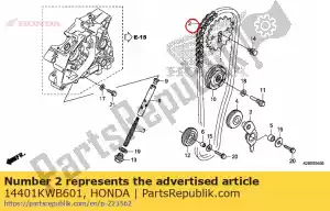 honda 14401KWB601 ?a?cuch, krzywka (90l) (daido) - Dół